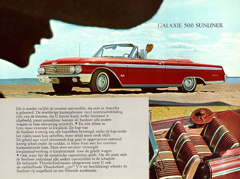 1962 Ford Dutch Brochure Page 6